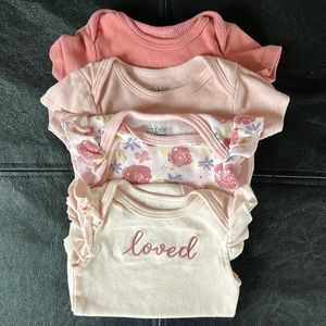 Chick Pea Set of Onesies 3-6 M